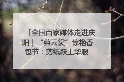 全国百家媒体走进庆阳｜“剪云裳”惊艳香包节：剪纸跃上华服 非遗焕发新彩